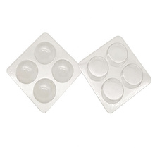 Custom 4 6 12 Round Cavity Clear Plastic Chocolate Truffles Blister Tray